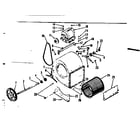 Kenmore 735389 lau blower assembly diagram