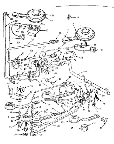 Burner section