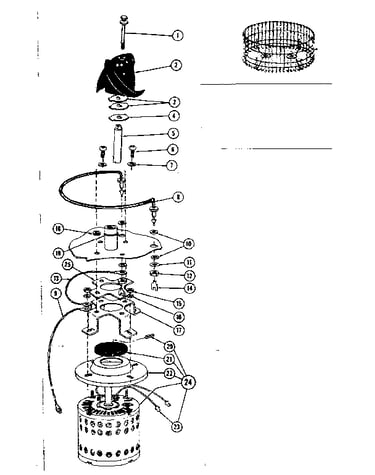 Motor, heater, and impeller details