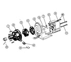 Kenmore 58764330 802356 pump and motor assembly diagram