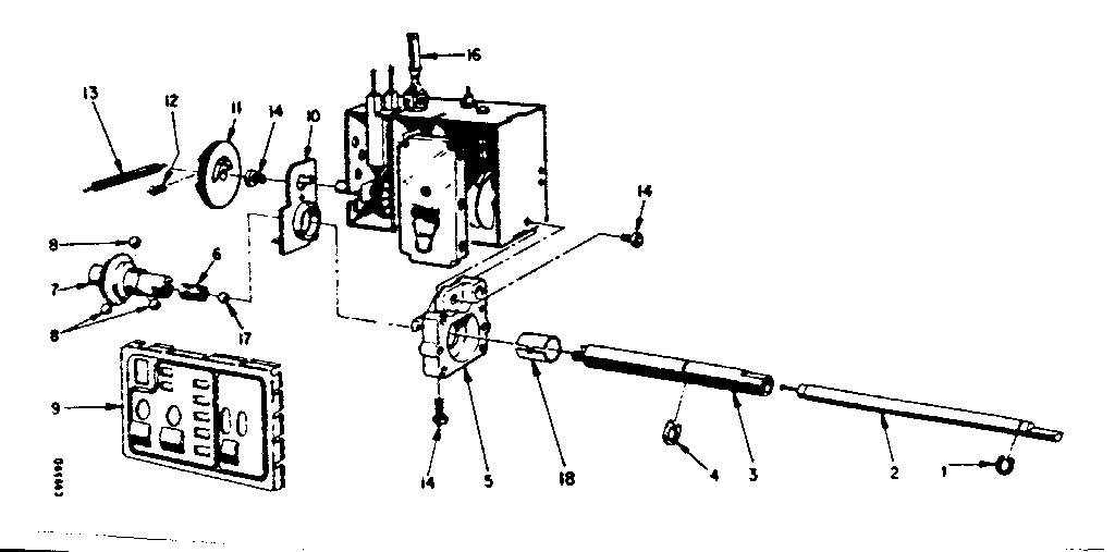 Uhf tuner mechanical parts