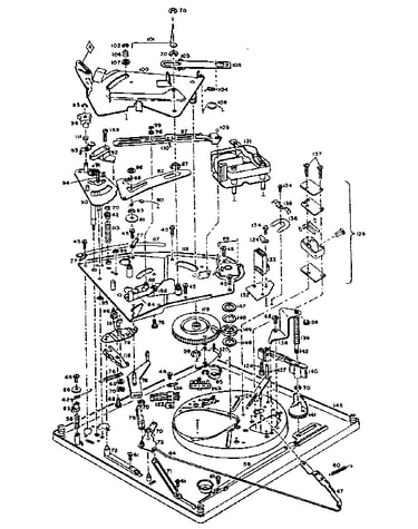 Parts below baseplate.