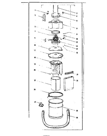 Head filter assembly