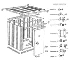 Sears 69660407 replacement parts diagram