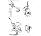 Onan BF-MS2666C gear cover, oil base and oil pump group diagram