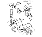 Onan BG-MS3272A gear cover, oil base and oil pump group diagram