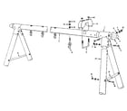 Sears 70172731-77 a-frame assembly diagram