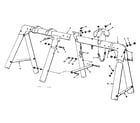 Sears 70172734-77 a-frame assembly diagram