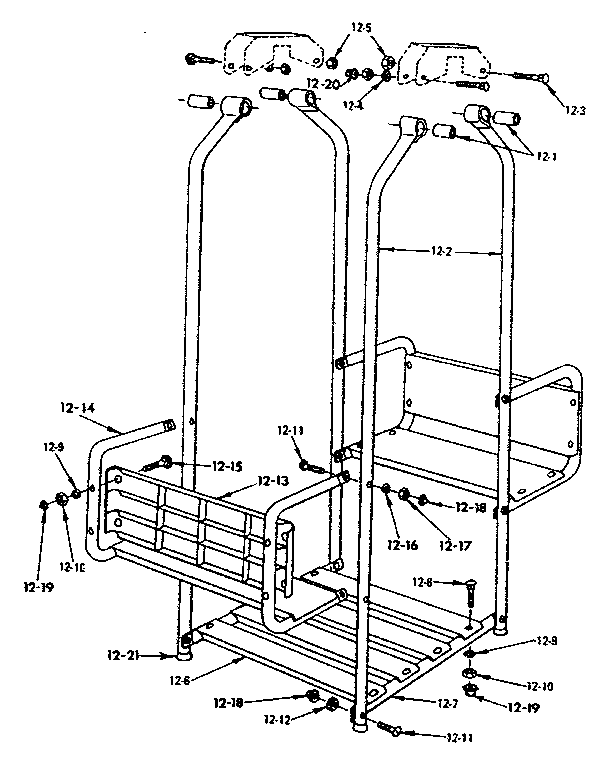 Lawn swing assembly