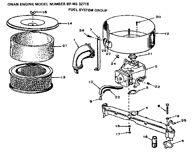 Fuel system group