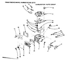 Onan BF-MS3271E carburetor parts group diagram