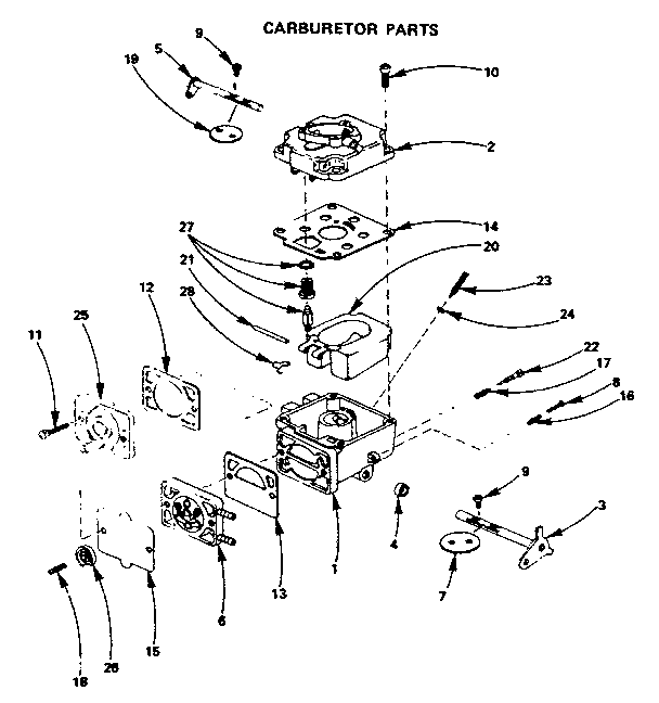 Carburetor parts