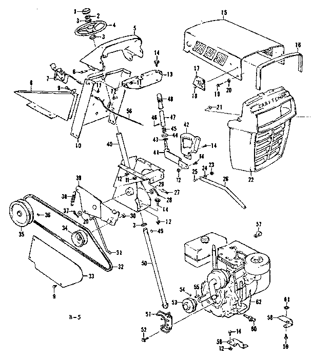 Drive assembly and grill