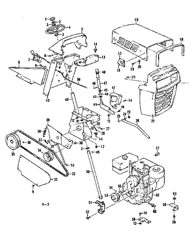 Drive assembly and grill