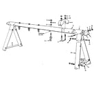Sears 70172743-77 a-frame assembly diagram
