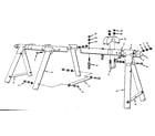 Sears 70172747-77 a-frame assembly diagram