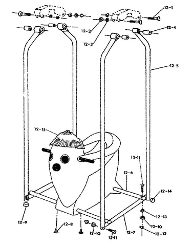 Dog swing assembly