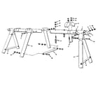 Sears 70172749-77 a-frame assembly diagram