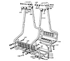Sears 70172749-77 lawn swing assembly diagram