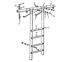 Sears 70172758-77 ladder assembly diagram