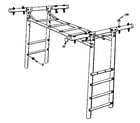 Sears 70172758-77 climber exploded view diagram