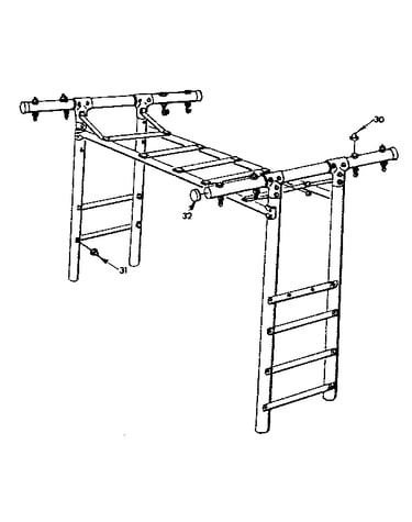 Climber exploded view
