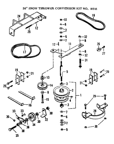 Conversion kit no. 10315