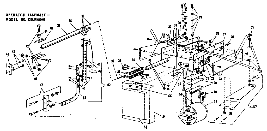 Operator assembly