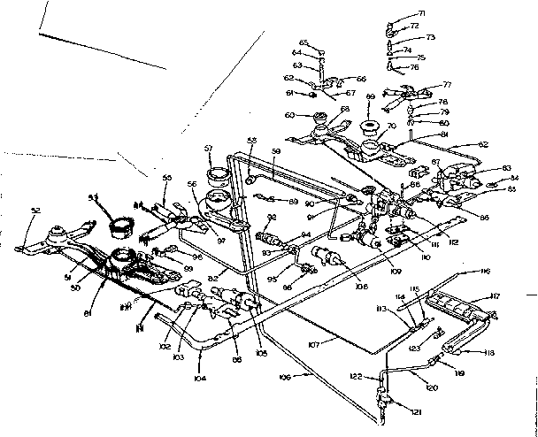 Burner section