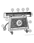 Parts diagram for kenmore top lamp