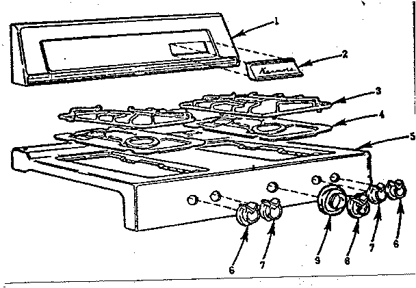 Backguard and main top