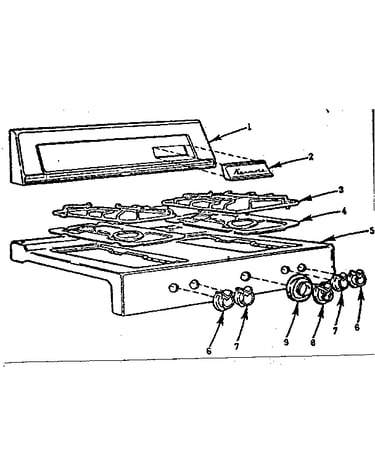 Backguard and main top