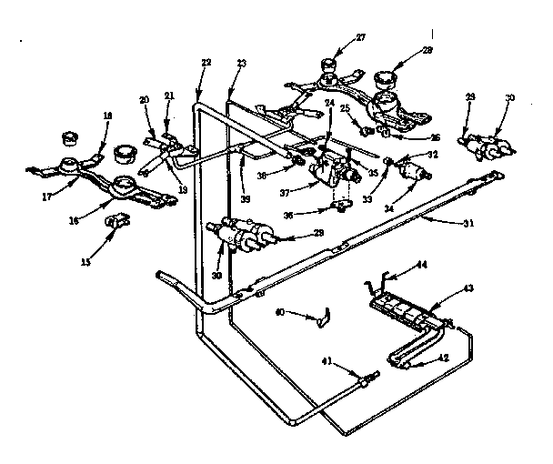 Burner section