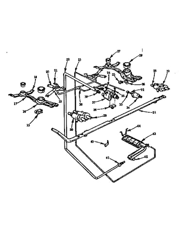 Burner section