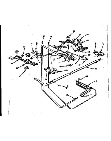 Burner section
