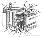 Kenmore 103251001 cabinet diagram