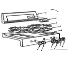 Kenmore 103251010 backguard and main top diagram