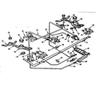 Kenmore 103251010 burner section diagram