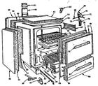 Kenmore 103251010 body section diagram