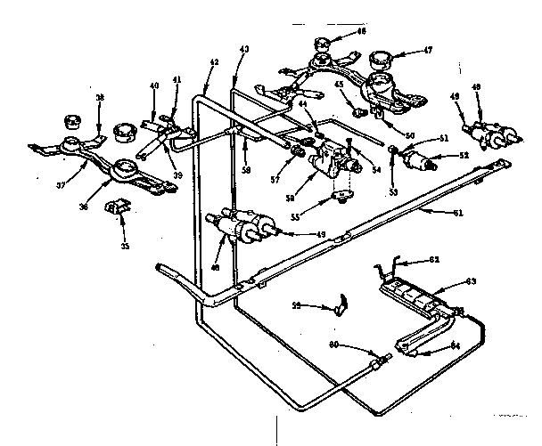 Burner section