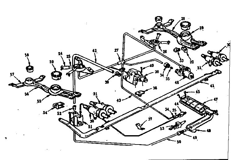 Burner section