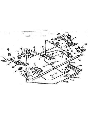 Burner section