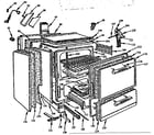 Kenmore 103252060 body section diagram