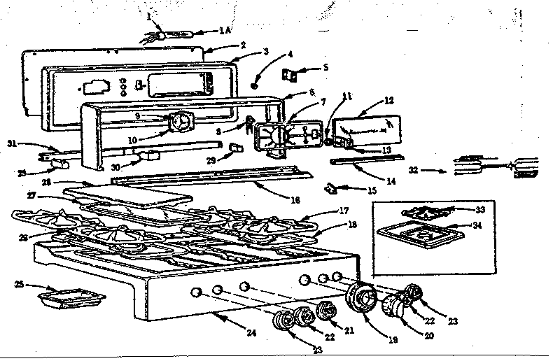 Backguard and maintop section