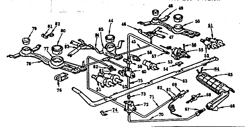 Burner section