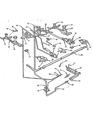 Burner section