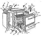 Kenmore 103253019 body section diagram