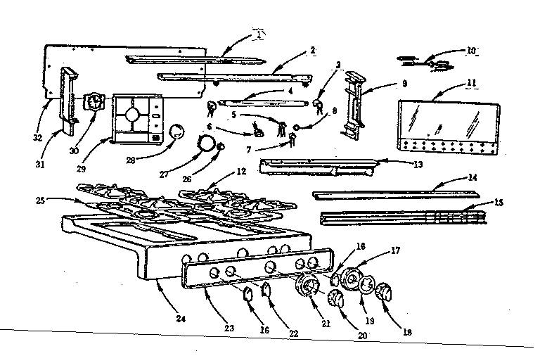 BACKGUARD AND MAIN TOP