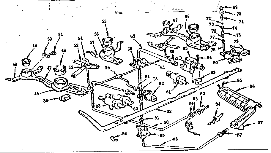 For burner section