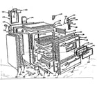 Kenmore 103256015 body section diagram